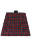 Wanderer Fleece Picnic Rug — 1.5 x 2 m, Red Check, hi-res