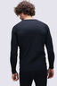 Macpac Men's Long Sleeve Exothermal Top, Black, hi-res