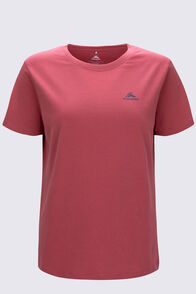 Macpac Women's Te Papakura O Taranaki NP Fairtrade Organic Cotton T-Shirt, Mineral Red, hi-res