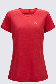 Macpac Women's Eyre T-Shirt, Poinsettia, hi-res