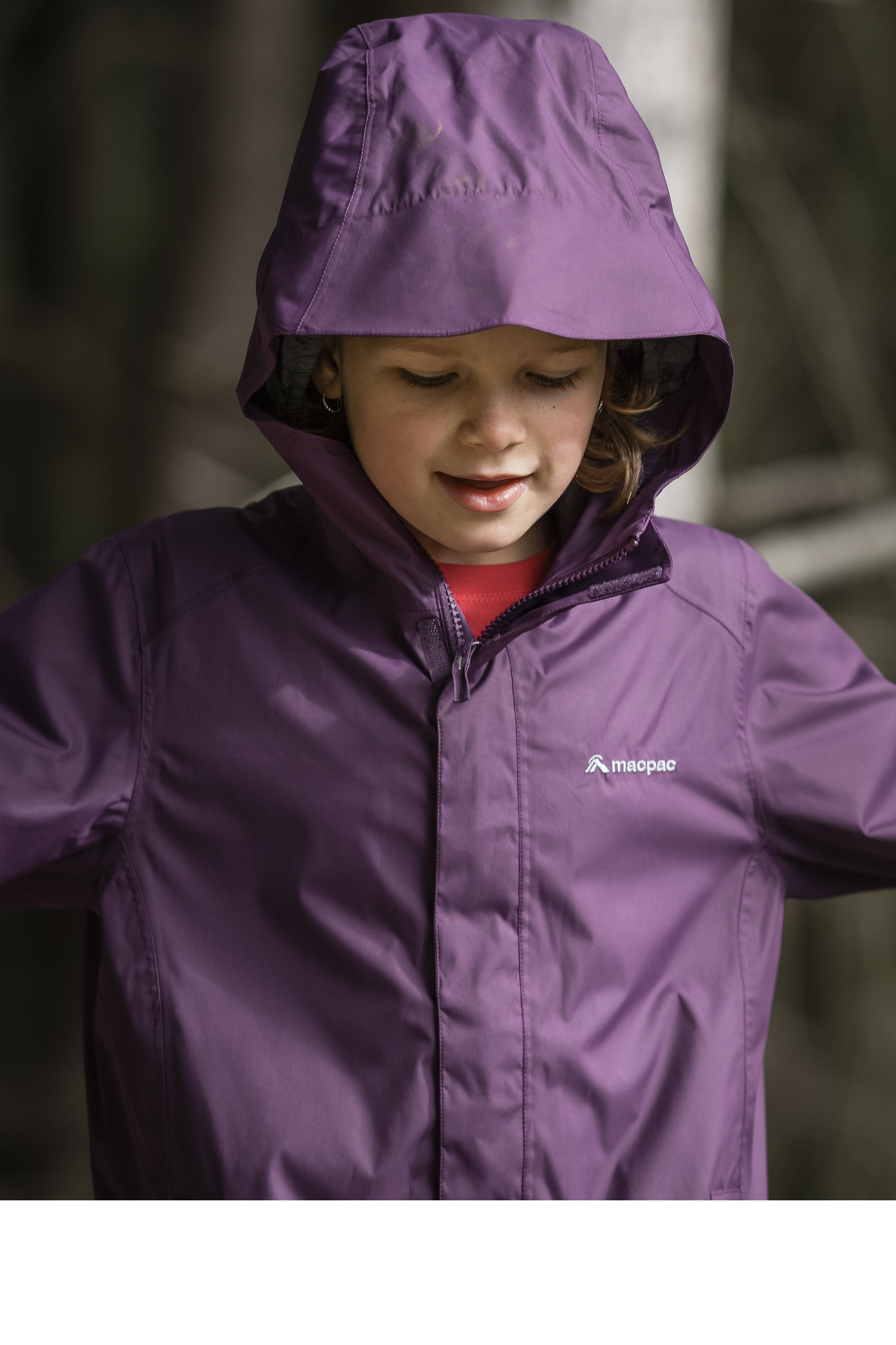 Girls rain jacket nz sale