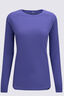 Macpac Women's Geothermal Long Sleeve Top, Purple, hi-res