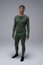 Macpac Men's 220 Merino Long Sleeve Top, Bronze Green, hi-res