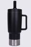 Macpac Insulated Travel Tumbler with Straw Lid &mdash; 880ml, Black, hi-res