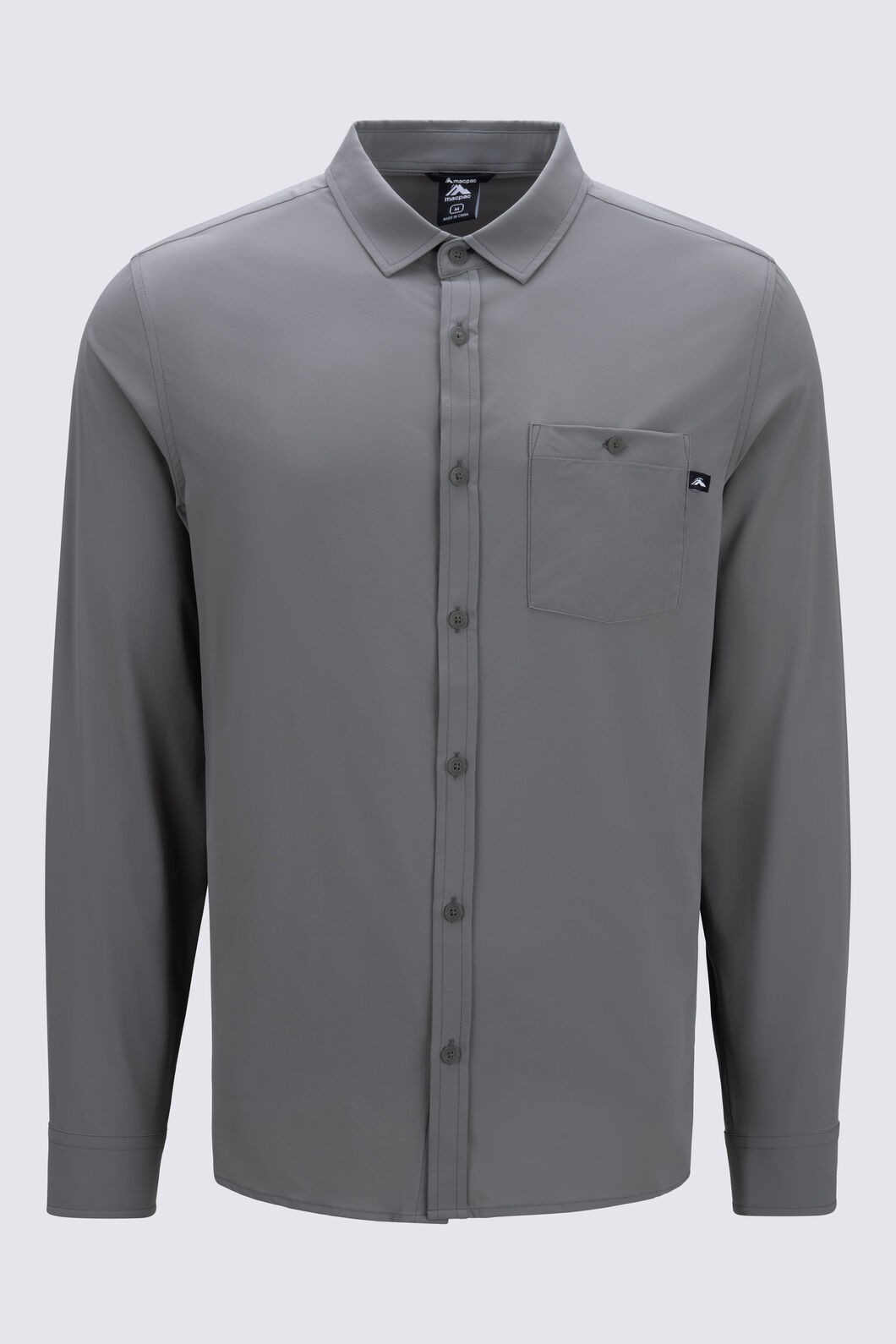Macpac Men's Eclipse Long-Sleeve Shirt, Agave, hi-res