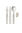 Sea to Summit Detour Stainless Steel Cutlery Set — 3 Piece, Steel/Laurel Wreath, hi-res