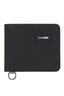 Pacsafe® RFIDsafe™ RFID blocking bifold wallet, JET BLACK, hi-res