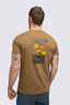 Macpac Men's Te Papakura O Taranaki NP Fairtrade Organic Cotton T-Shirt, Kangaroo, hi-res