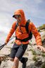 Macpac Men's Trail Rain Jacket, Red Orange, hi-res