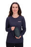 Macpac Women's Uber Light Hooded Down Coat, Silver Pine, hi-res