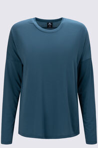 Macpac Women's Eva Long Sleeve T-Shirt, Mediterranea, hi-res