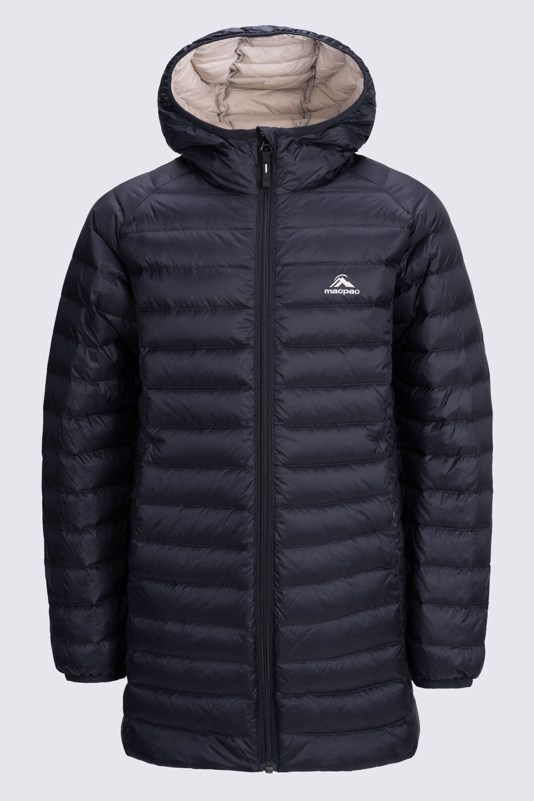 Macpac Kids' Uber Light Down Coat, Black, hi-res