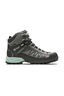 Lippi Women's Bravo Evo Mid Hiking Boots, Dark Grey/Turquoise, hi-res