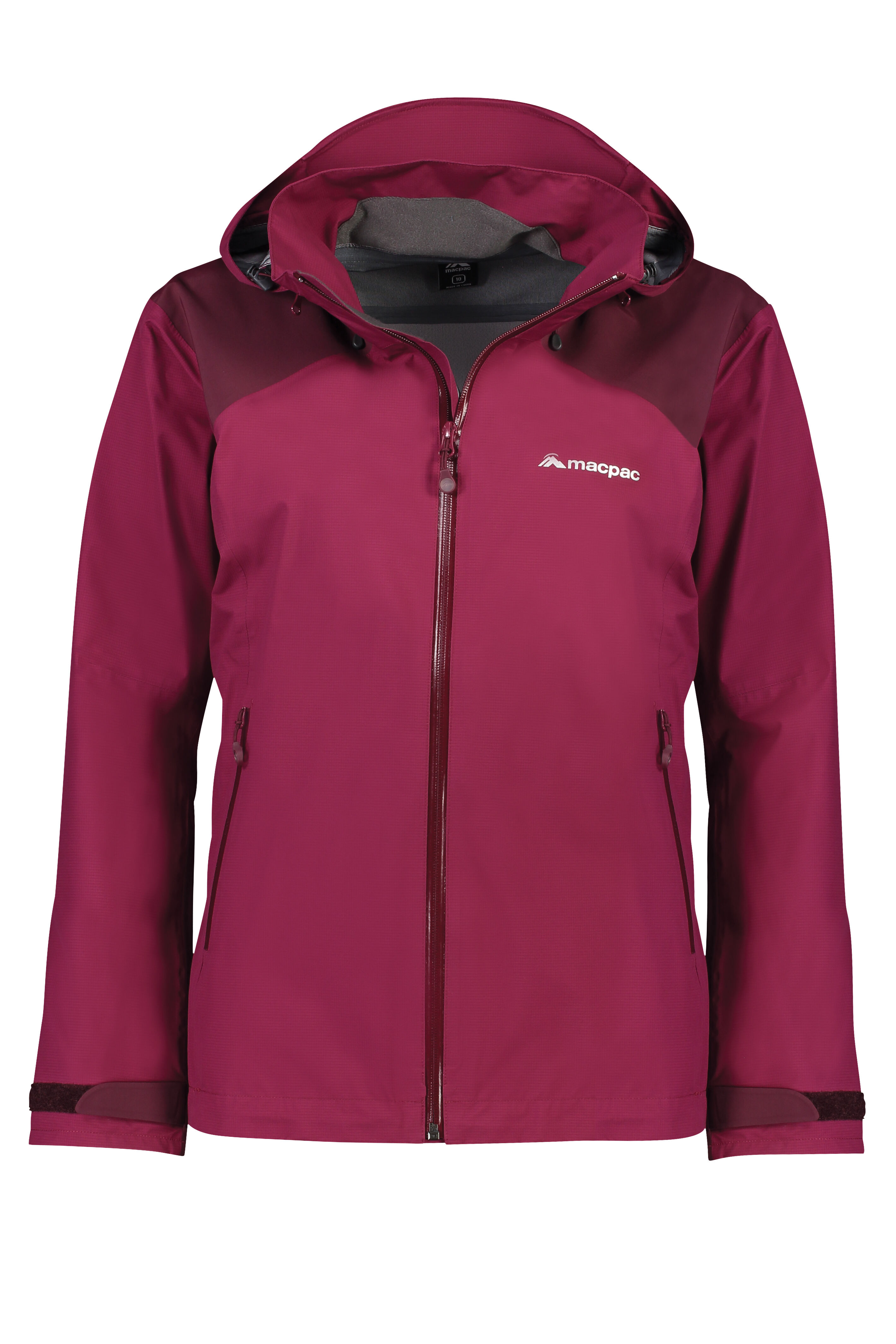 red rain jacket ladies