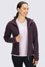 Macpac Women's Mountain Hooded Fleece Jacket, Plum Perfect, hi-res