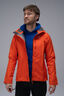 Macpac Men's Lightweight Prophet Rain Jacket, Tangerine Tango, hi-res
