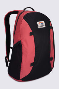 Macpac Wilderness 18L Backpack, Black/Coral, hi-res