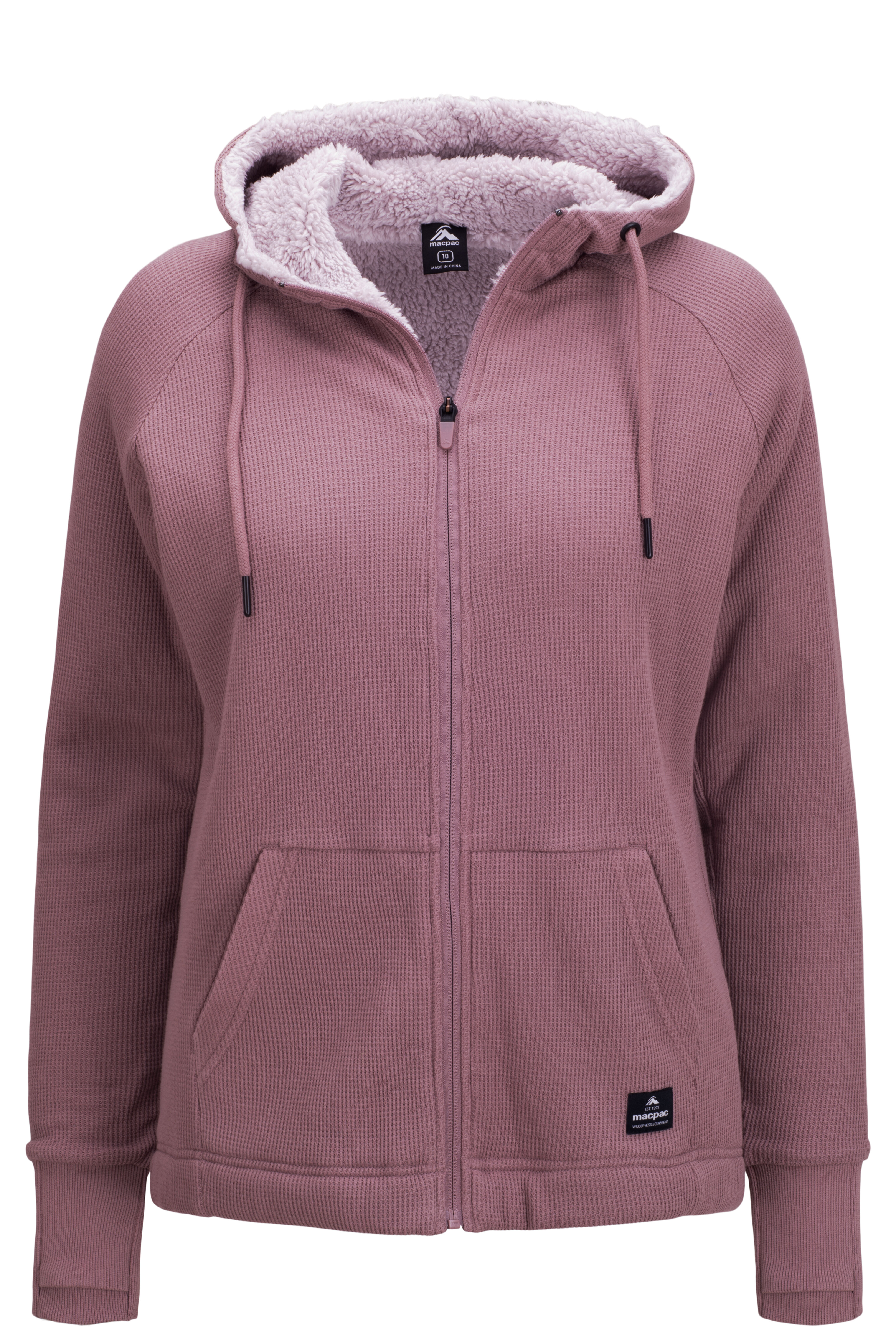 Macpac waffle sherpa hoody