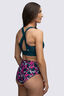Macpac Women's Southshore Bikini Top, DeepTeal/Shatter Print, hi-res