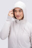 Macpac Women's Waffle Sherpa Hooded Jacket, Moonbeam, hi-res