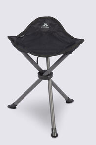 Macpac Tripod Stool V2, Black/Black, hi-res