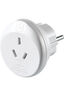 Go Travel AUS and NZ to EU Adaptor, White, hi-res