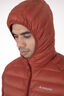 Macpac Men's Uber Light Hooded Down Jacket, Burnt Henna, hi-res