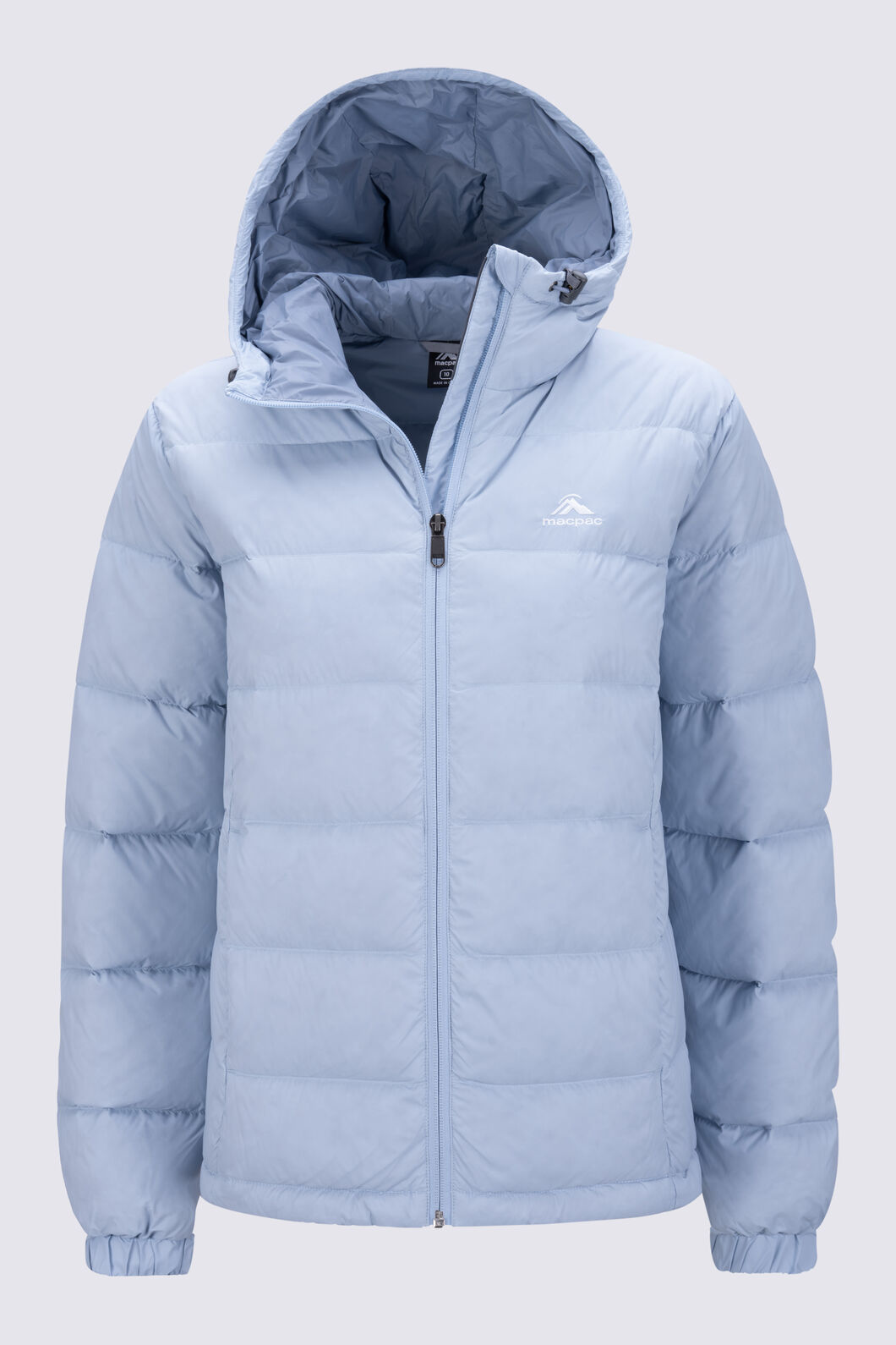 Macpac Women's Halo Hooded Down Jacket ♺, Zen Blue, hi-res