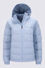 Macpac Women's Halo Hooded Down Jacket ♺, Zen Blue, hi-res