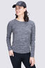 Macpac Women's Limitless Long Sleeve T-Shirt, Dark Grey, hi-res