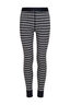 Macpac Kids' 220 Merino Long Johns, Grey/Navy Stripe, hi-res