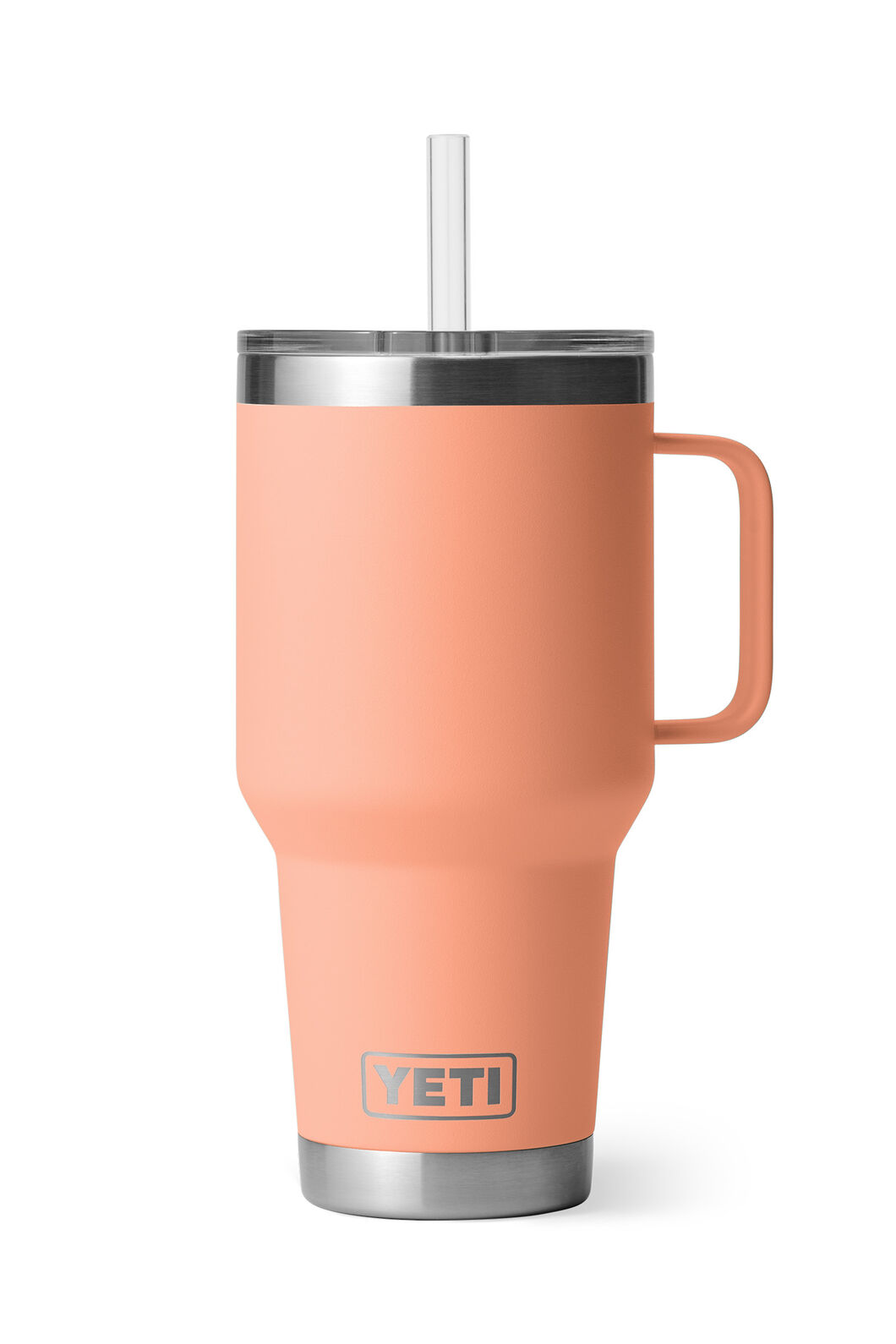 YETI® Rambler® Mug with Straw Cap — 35 oz, Lowcountry Peach, hi-res