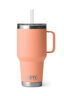 YETI® Rambler® Mug with Straw Cap — 35 oz, Lowcountry Peach, hi-res