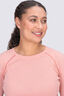 Macpac Women's Geothermal Long Sleeve Top, Coral Almond, hi-res