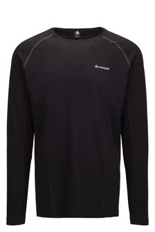Macpac Men's Casswell Merino Blend Long Sleeve T-Shirt, Black