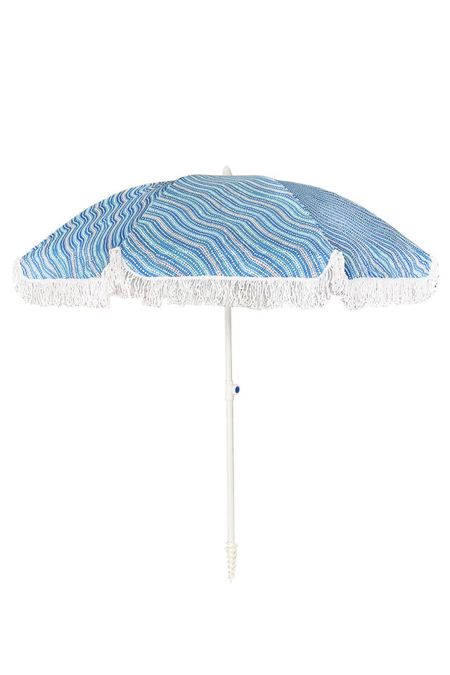 Wanderer Warlukurlangu Beach Umbrella 2m, Blue Print, view 1