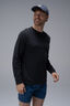 Macpac Men's Vintage Embroidered Fairtrade Organic Cotton Long Sleeve T-Shirt, BLACK MARLE, hi-res