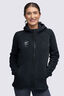 Macpac Paralympics Women&rsquo;s Mountain Hooded Fleece Jacket, Black, hi-res