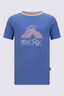 Macpac Kids&rsquo; Logo & Elements T-Shirt, Persian Jewel, hi-res