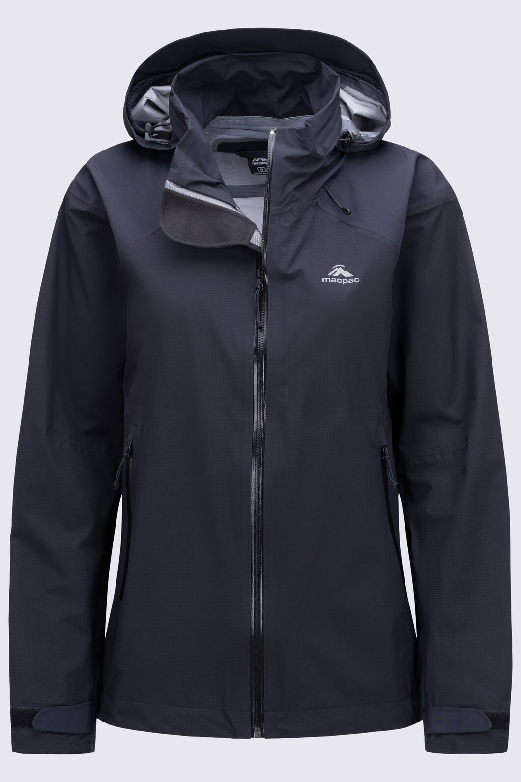 Macpac Women's Traverse Rain Jacket, Black, hi-res