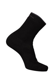 Macpac Merino Hiking Sock, Black, hi-res