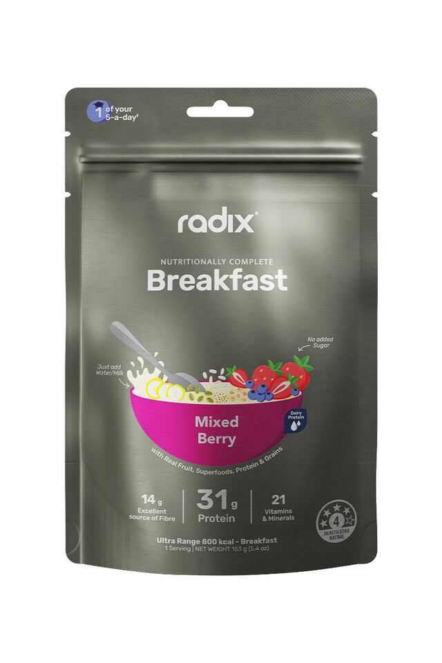 Radix ULTRA 800kcal Mixed Berry Dairy Breakfast - 153g, Grey, view 1