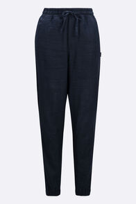 Macpac Women's Linen Joggers, Black, hi-res