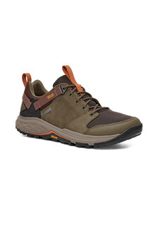 Teva Men's Grandview GTX Low Hiking Shoes, Rainforest Brown/Dark Olive
