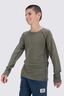 Macpac Kids' Geothermal Long Sleeve Top, Four Leaf Clover, hi-res