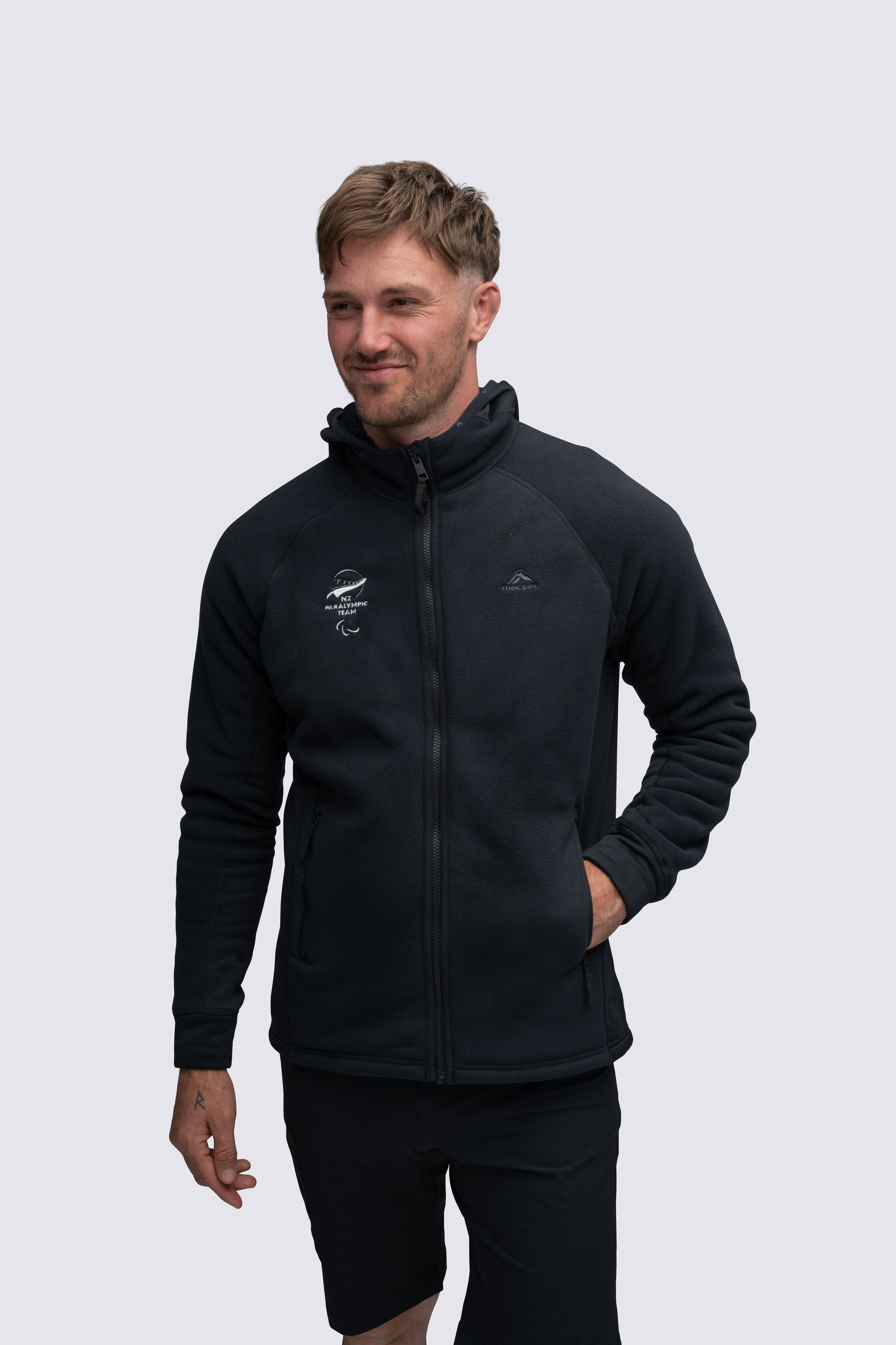 Macpac Paralympics Men's Mountain Hooded Fleece Jacket | Macpac