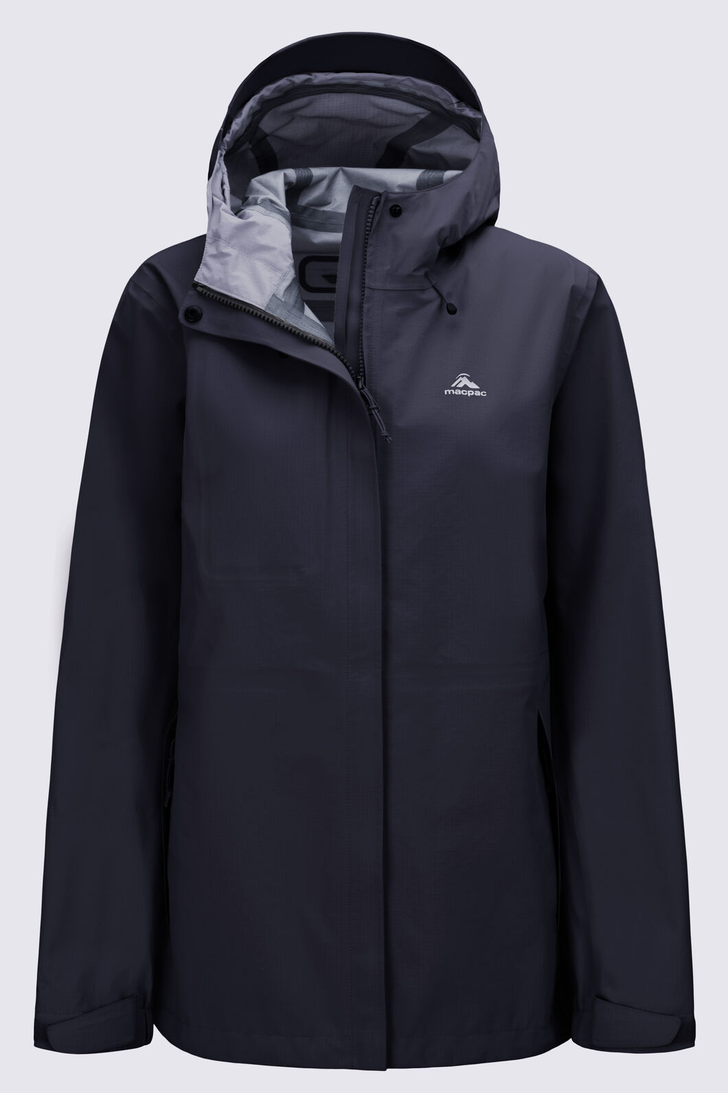 Macpac Women's Tempest Rain Jacket, Black, hi-res