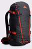 Macpac Huka 40L Ski Backpack, Black, hi-res