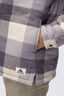 Macpac Women's Alma Fleece Lined Shirt, Rabbit Check, hi-res
