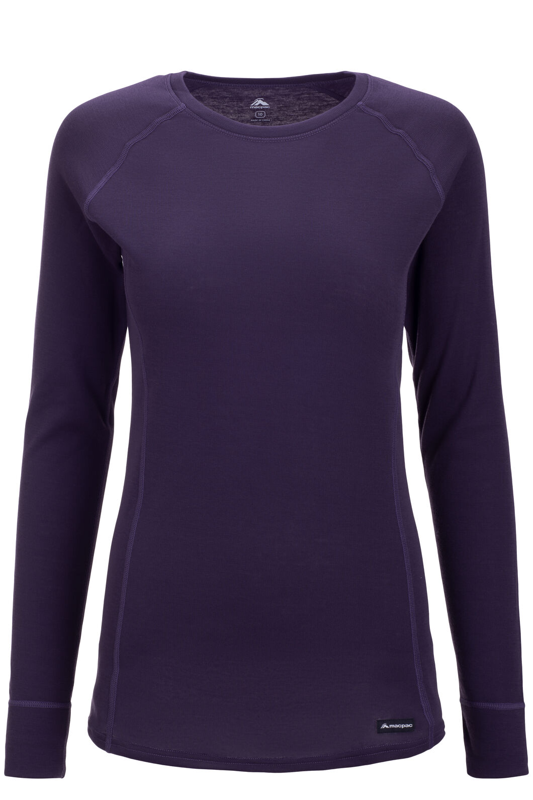 Macpac Women's Geothermal Long Sleeve Top, Nightshade, hi-res